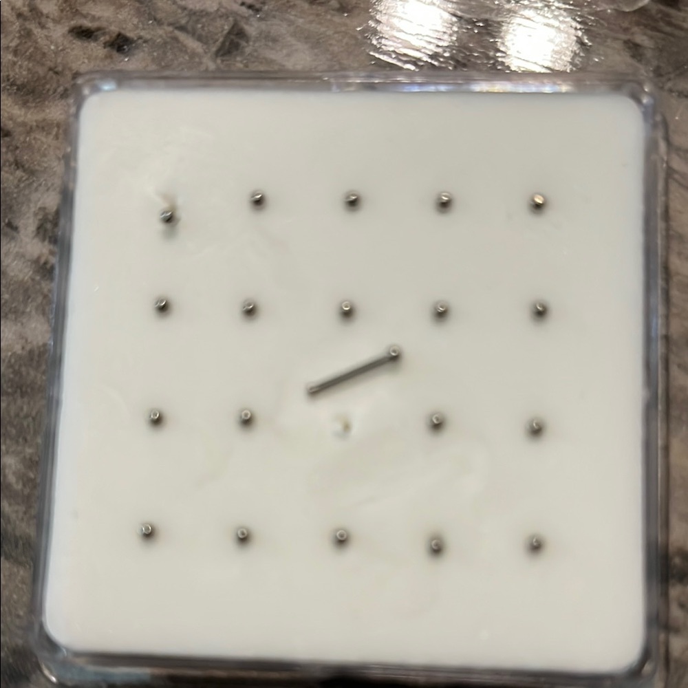 Minimalist White Square Clock